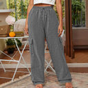 Elastic Waist Women's Cargo Trousers