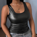 Shiny Women's Bodysuit with Flattering Fit