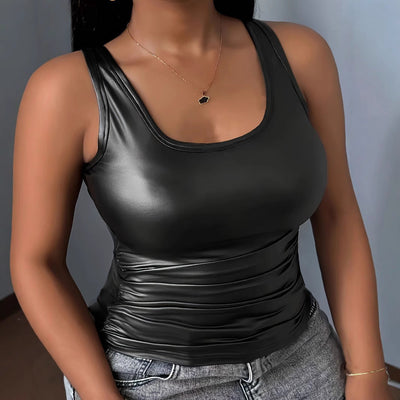 Shiny Women's Bodysuit with Flattering Fit