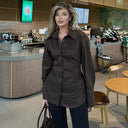 Chic Long Sleeve Blouse with Structured Fit