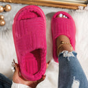 Cozy Fuzzy Slippers with Non-Slip Sole