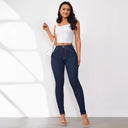 High-Waisted Skinny Stretch Denim Jeans for Women