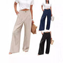 Chic Summer Pleated Wide-Leg Pants