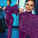 Chic Sequin Evening Dress for Women