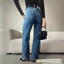 Vintage High-Waisted Wide Leg Jeans for Women