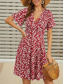 Floral Patterned Women's Summer Dress