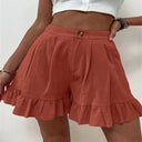 Chic Ruffle Shorts for Women