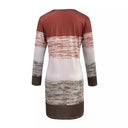 Contemporary Striped Women's Dress for Everyday Wear