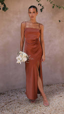 Chic Maxi Dress with Side Slit for Women