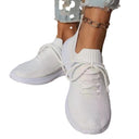 Women's Elastic Knit Sneakers with Supportive Insole