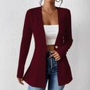 Asymmetrical Women's Blazer Jacket - Chic Design
