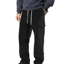 Women's Cargo Pants with Elastic Waist and Utility Pockets