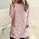 Heart-Pattern Women's Sweat Dress for Everyday Wear