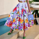 Floral Print Women's Maxi Dress with Stylish Silhouette