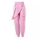 Chic Women's Cargo Pants with Pockets & Belt