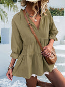 Chic Women's Blouse with Ruffle Accents