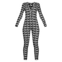 Festive Long Sleeve Christmas Jumpsuit for Women