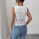 Chic Lace Top with Stylish Wrap Design