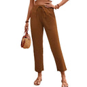 Women's Chino Pants with Elastic Waistband