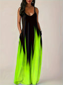 Chic Women's Maxi Dress with Pockets
