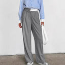 Chic Wide Leg Trousers with Stylish Belt and Pleats