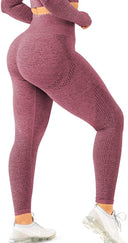 High-Quality Women's Fitness Leggings with Textured Design