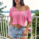 Chic Women's Short Sleeve Shirt