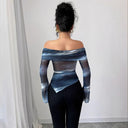 Off-Shoulder Women's Blouse for Chic Style