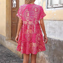 V-Neck Ruffle Summer Dress for Women