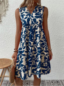 Chic A-Line Floral Dress for Women