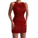 Sequin-Embellished Cocktail Dress for Women