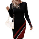 Chic Asymmetrical Knit Dress for Women