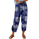 Floral Print Women's Summer Trousers