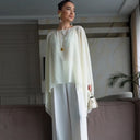 Chic Asymmetrical Cut Chiffon Blouse for Women