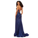 Stunning Sequin Evening Dress with Spaghetti Straps