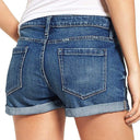 Chic Women's Distressed Denim Shorts