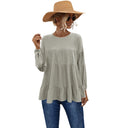 Ruffled Women's Blouse with Flowy Design