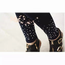 Chic Women's Leggings with Dazzling Details