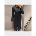 Chic Long Blazer with Slim Fit and Classic Style