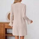 Chic Women's V-Neck Ruffle Dress