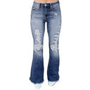 Retro-Inspired Women's Flared Jeans