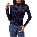 Floral Lace Long Sleeve Women's Top