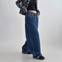 Stylish High-Waisted Baggy Jeans for Women