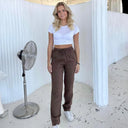 Women’s Relaxed Linen Trousers with Pockets