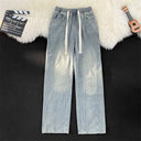 Women's Relaxed Fit Pants with Elastic Waist and Handy Pockets