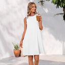 Trendy Striped Women's Dress with Relaxed Fit