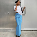 Chic Satin Maxi Skirt for Women