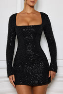 Shimmering Sequin Mini Dress for Women