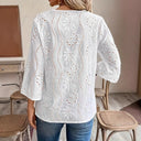 Women's Embroidered Blouse with Detailed Design