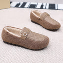 Chic Women's House Slippers with Buckle Design